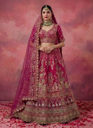 For A Fancy Designer Look,Grab These Lehenga Choli With Dupatta in Fine Colored.These Lehenga And Choli Are Silk And Dupatta Are Fabricated On Net Pair.Its Beautified With Fancy Multy Thread, Sequance,Dori Embroidery,Heavy Diamond Work. 