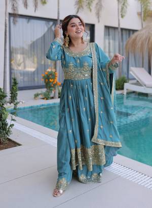 Garb These Beautiful Looking Readymade Plazzo Suit With Dupatta.These Top And Bottom Are Super Silk And Dupatta is Fabricated On Super Silk.Its Beautified With Designer Jari,Sequance Embroidery Work.