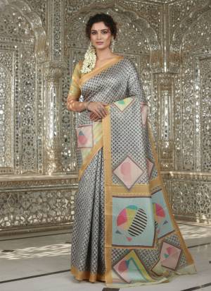 Attractive These Fastive And Party Wear Saree in Fine Colored.These Saree And Blouse is Fabricated On Crepe Silk.Its Beautified With Designer Digital Printed.