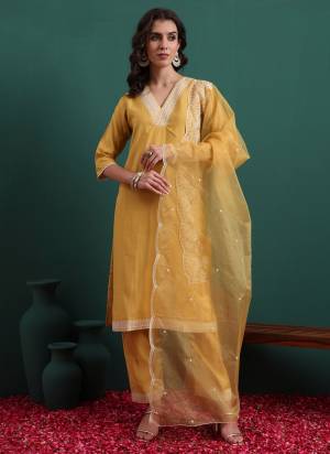 Garb These Beautiful Party Wear Designer Readymade Suits.These Top And Bottom Are Silk Blend And Dupatta is Fabricated On Organza.Its Beautified With Designer Embroidery Work.