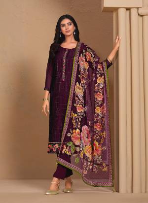 Attractive These Party Wear Salwar Suit in Fine Colored Pair With Bottom And Dupatta.These Top Are Chinon And Dupatta Are Fabricated On Organza Pair With Santoon Bottom.Its Beautified With Designer Embroidery Work With Printed Dupatta.