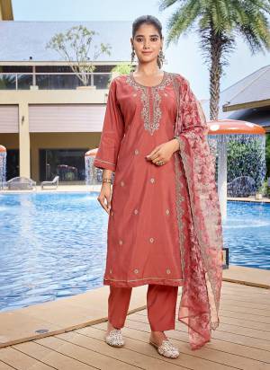 Attractive These Beautiful Party Wear Designer Readymade Suits.These Top And Bottom Are Silk Blend And Dupatta is Fabricated On Organza.Its Beautified With Designer Embroidery Work,Printed Dupatta.