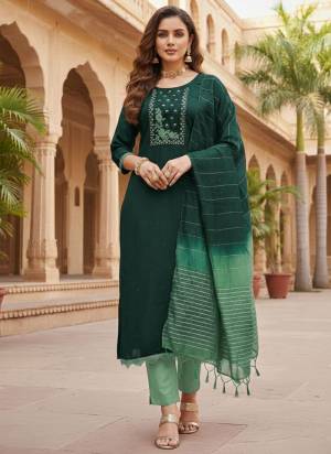 Garb These Disigner Suit in Fine Colored Pair With Bottom And Dupatta.These Top Are Coco Silk And Dupatta Are Fabricated On Cotton Jari Pair With Cotton Bottom.Its Beautified With Designer Embroidery Work.