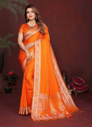 Attractive These Festive Party Wear Saree in Fine Colored.These Saree And Blouse is Fabricated On Satin Silk.Its Beautified With Hand Dyed With Woven Jari Pallu Gala Designer.