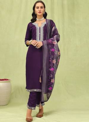 Attractive These Beautiful Readymade Suits With Dupatta.These Suit is Fabricated On Top Are Viscose Raman Silk And Bottom Are Viscose Roman Silk And Organza Dupatta .Its Beautified With Designer Embroidery Work.