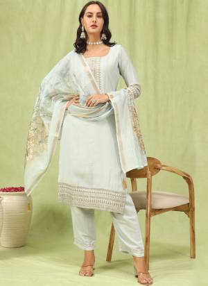 Attractive These Beautiful Readymade Suits With Dupatta.These Suit is Fabricated On Top Are Viscose Raman Silk And Bottom Are Viscose Roman Silk And Organza Dupatta .Its Beautified With Designer Embroidery Work.
