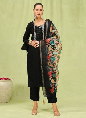 Attractive These Beautiful Readymade Suits With Dupatta.These Suit is Fabricated On Top Are Viscose Raman Silk And Bottom Are Viscose Roman Silk And Organza Dupatta .Its Beautified With Designer Embroidery Work.