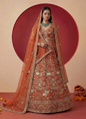 For A Fancy Designer Look,Grab These Lehenga Choli With Dupatta in Fine Colored.These Lehenga And Choli Are Silk And Dupatta Are Fabricated On Soft Net Pair.Its Beautified With Fancy Chappat Jari,Golden Dori,Thread,Sequance Embroidery,Diamond Work. 