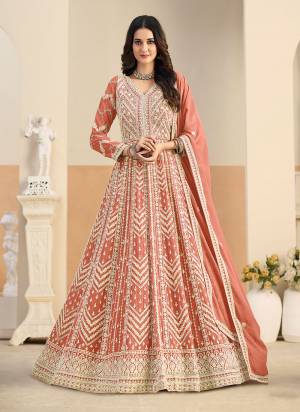 Looking These Beautiful Party Wear Fine Color Anarkali Suits.These Top Are Faux Georgette And Dupatta Are Faux Georgette And Bottom Santoon Fabricated.Its Beautified With Heavy Designer Embroidery Work.