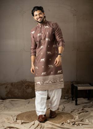 For A Festive And Party Wear,Attractive These Readymade Kurta With Payjama in Fine Colored.These Kurta is Fabricated On Rayon And Art Silk Bottom With Designer Embroidery Work.Buy Now.
