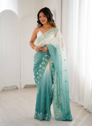 Attractive These Fancy Party Wear Saree in Fine Pedding  Colored.These Saree Are Crunchy And Blouse is Satin Silk Fabricated.Its Beautified With Peding Color,Designer Sequance Embroidery Work.