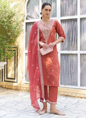 Looking These Beautiful Readymade Suits With Dupatta.These Suit is Fabricated On Top Are Silk Blend And Bottom Are Silk Blend And Organza Dupatta .Its Beautified With Designer Embroidery Work.