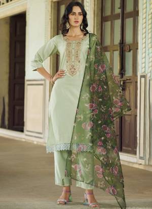 Looking These Beautiful Readymade Suits With Dupatta.These Suit is Fabricated On Top Are Viscose Rayon And Bottom Are Viscose Rayon And Organza Dupatta .Its Beautified With Designer Embroidery Work.