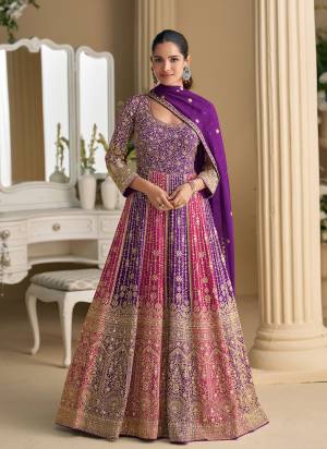 Attractive These Party Wear Free Size Stitched Anarkali Suit in Fine Colored Pair.These Top And Dupatta Are Georgette And Pair With Santoon Inner.Its Beautified With Heavy Designer Embroidery Work.
