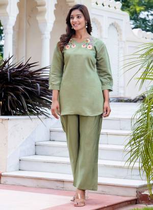 Attractive These Beautiful Party Wear Readymade Top With Bottom.These Dress is Fabricated On Top And Bottom Are Silk Blend.Its Beautified With Designer Hand Embroidery Work.