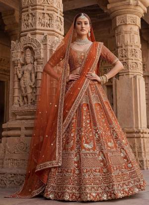 For A Fancy Designer Look,Grab These Lehenga Choli With Dupatta in Fine Colored.These Lehenga And Choli Are Silk And Dupatta Are Fabricated On Soft Net Pair.Its Beautified With Fancy Peacock Dori,Thread,Sequance Embroidery,Hand Work. 