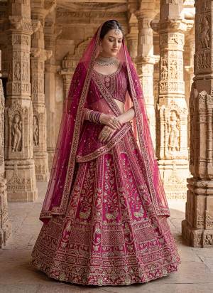 For A Fancy Designer Look,Grab These Lehenga Choli With Dupatta in Fine Colored.These Lehenga And Choli Are Silk And Dupatta Are Fabricated On Soft Net Pair.Its Beautified With Fancy Peacock Dori,Thread,Sequance Embroidery,Hand Work. 