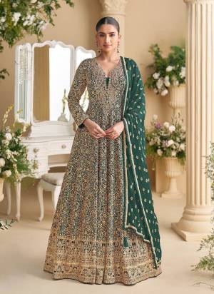 Attractive These Party Wear Free Size Stitched Anarkali Suit in Fine Colored Pair.These Top And Dupatta Are Georgette And Pair With Santoon Inner.Its Beautified With Heavy Designer Embroidery,Hand Work.