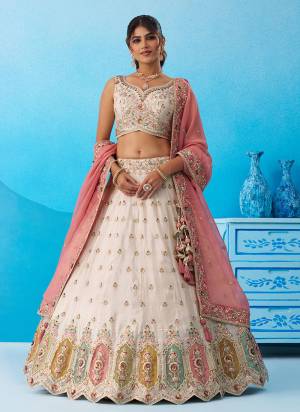 Attrective Looking This Party Wear Fine Color Fancy Heavy Designer Choli And Lahenga Fabriced On Tissue And Dupatta Tissue In Fabricated Beautified With Attrective Designer Sequance Embroidery,Hand Work. Buy Now.