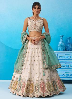 Attrective Looking This Party Wear Fine Color Fancy Heavy Designer Choli And Lahenga Fabriced On Tissue And Dupatta Tissue In Fabricated Beautified With Attrective Designer Sequance Embroidery,Hand Work. Buy Now.
