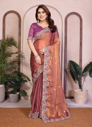 Looking These Party Wear Fancy Saree in Fine Colored.These Saree Are Fendy Chiffon And Blouse is Art Silk Fabricated.Its Beautified With Heavy Designer Embroidery Cut Work.