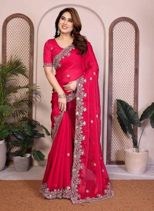 Looking These Party Wear Fancy Saree in Fine Colored.These Saree Are Fendy Chiffon And Blouse is Art Silk Fabricated.Its Beautified With Heavy Designer Embroidery Cut Work.
