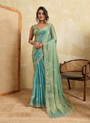 Attrective These Party Wear Saree in Fine Colored.These Saree Are Fendy Chiffon And Blouse is Art Silk Fabricated.Its Beautified With Designer Embroidery Cut Work.