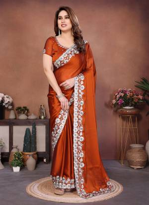 Looking These Party Wear Fancy Saree in Fine Colored.These Saree Are Rangoli Silk And Blouse is Rangoli Silk Fabricated.Its Beautified With Heavy Designer Embroidery Cut Work.