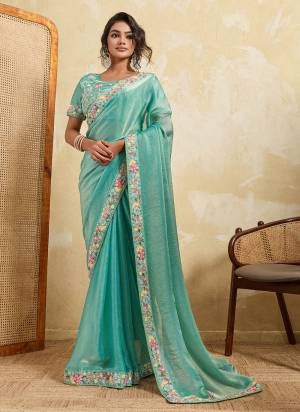 Attrective These Party Wear Saree in Fine Colored.These Saree Are Fendy Chiffon And Blouse is Fendy Chiffon Fabricated.Its Beautified With Heavy Designer Embroidery Work.