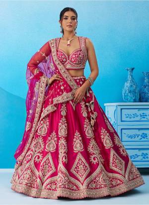 Attrective Looking This Party Wear Fine Color Fancy Heavy Designer Choli And Lahenga Fabriced On Silk And Dupatta Silk In Fabricated Beautified With Attrective Designer Sequance,Thread Embroidery Work. Buy Now.