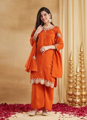 Garb These Suit in Fine Colored Pair With Bottom And Dupatta.These Top Are Vichitra Silk And Bottom Are Fabricated On Vichitra Silk Pair With Vichitra Silk Dupatta.Its Beautified With Designer Embroidery Work.