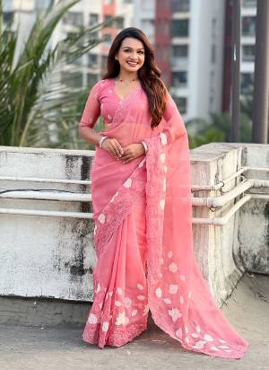 Attractive These Party Wear Fancy Saree in Fine Colored.These Saree And Blouse is Fabricated On Chanda Kora Silk.Its Beautified With Designer Floral Thread Embroidery Cut Work.