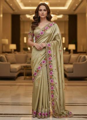 Garb These Party Wear Saree in Fine Colored.These Saree Are Manipuri Silk And Blouse is Manipuri Silk Fabricated.Its Beautified With Designer Thread,Sequance Embroidery,Cut Work.