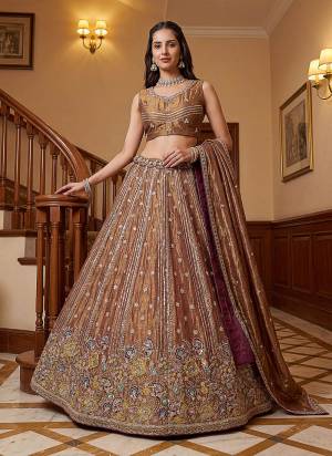 For A Fancy Designer Look,Grab These Lehenga Choli With Dupatta in Fine Colored.These Lehenga And Choli Are Fendy Organza Silk And Dupatta Are Fabricated On Fendy Organza Silk Pair.Its Beautified With Fancy Jari,Sequance,Multy Thread,Dori Embroidery Work. 
