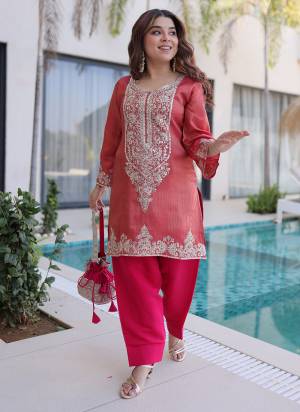 Attactive These Beautiful Looking Readymade Top With Dupatta.These Top Are Viscose And Bottom Are Roman Silk Fabricated.Its Beautified With Designer Codding Jari,Sequance Embroidery Work.