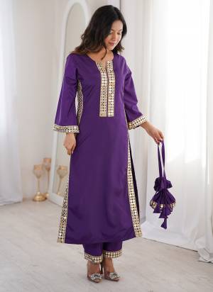 Attactive These Beautiful Looking Readymade Top With Dupatta.These Top Are  Natural Crepe And Bottom Are Natural Crepe Fabricated.Its Beautified With Designer Real Mirror Embroidery Lace Work.