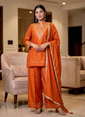 Garb These Suit in Fine Colored Pair With Bottom And Dupatta.These Top Are C P Vichtra Silk And Bottom Are Fabricated On C P Vichitra Silk Pair With C P Vichitra Silk Dupatta.Its Beautified With Designer Embroidery Work.