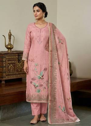 Attractive These Suit in Fine Colored Pair With Bottom And Dupatta.These Top Are Lilen Cotton And Dupatta Are Fabricated On Lilen Cotton Pair With Rayon Bottom.Its Beautified With Designer Printed, Hand Work.