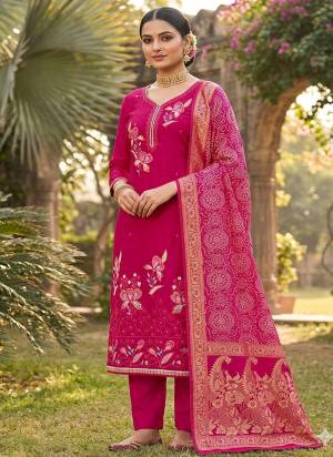 Looking These Suit in Fine Colored Pair With Bottom And Dupatta.These Top Are Viscose Georgette And Dupatta Are Fabricated On Banarasi Cotton Pair With Rayon Bottom.Its Beautified With Designer Embroidery Work,Printed.