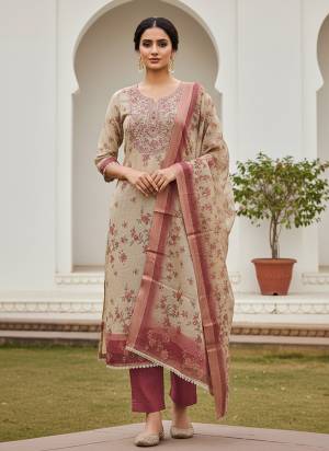 Attractive These Suit in Fine Colored Pair With Bottom And Dupatta.These Top Are Lilen Cotton And Dupatta Are Fabricated On Lilen Cotton Pair With Rayon Bottom.Its Beautified With Designer Printed, Hand Work.
