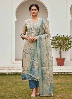 Attractive These Suit in Fine Colored Pair With Bottom And Dupatta.These Top Are Lilen Cotton And Dupatta Are Fabricated On Lilen Cotton Pair With Rayon Bottom.Its Beautified With Designer Printed, Hand Work.