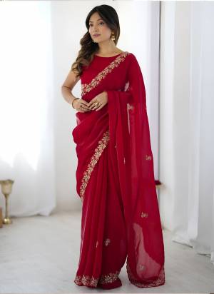 Attractive Look These Party Wear Saree in Fine Colored.These Saree Are Fendy Satin Silk And Blouse is Fendy Satin Silk Fabricated.Its Beautified With Designer Sequance,Thread,Codding Embroidery Cut Work.