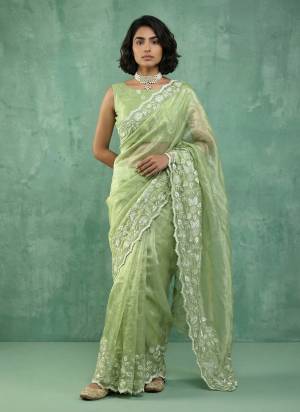 Garb These Party Wear Fancy Saree in Fine Colored.These Saree And Blouse is Fabricated On Chanda Silk.Its Beautified With Designer Floral Thread,Jari Embroidery Cut Work.