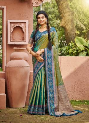 Looking These Fastive And Party Wear Saree in Fine Colored.These Saree And Blouse is Fabricated On Soft Silk.Its Beautified With Woven Jacquard Designer.