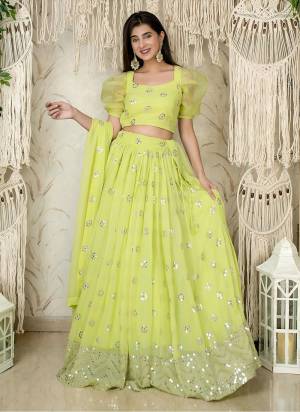 For A Designer Look,Grab These Lehenga Choli in Fine Colored.These Lehenga And Blouse Are Fabricated On Georgette Pair With Dupatta Are Georgette.Its Beautified With Designer Jari,Sequance Embroidery Work.