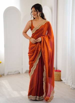 Attractive These Fancy Party Wear Saree in Fine Two Tone Colored.These Saree Are Fendy Satin Silk And Blouse is Fendy Satin Silk Fabricated.Its Beautified With Two Tone Color,Designer Sequance,Jari Embroidery Cut Work.