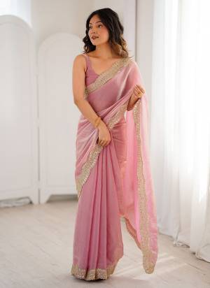 Attractive These Fancy Party Wear Saree in Fine Two Tone Colored.These Saree Are Fendy Satin Silk And Blouse is Fendy Satin Silk Fabricated.Its Beautified With Two Tone Color,Designer Sequance,Jari Embroidery Cut Work.