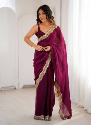 Attractive These Fancy Party Wear Saree in Fine Two Tone Colored.These Saree Are Fendy Satin Silk And Blouse is Fendy Satin Silk Fabricated.Its Beautified With Two Tone Color,Designer Sequance,Jari Embroidery Cut Work.