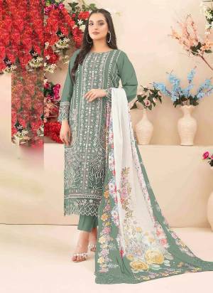 Looking These Party Wear Designer Suits in Fine Colored Pair With Dupatta.These Top Are Cotton And Dupatta Are Fabricated On Chanderi Pair With Cotton Bottom.Its Beautified With Designer Embroidery Work With Printed Dupatta.