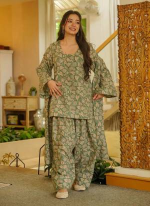 Atrective These Beautiful Looking Readymade Suits.These Top Are Cotton Silk And Bottom Are Cotton Silk Fabricated On Cotton Silk Dupatta.Its Beautified With Designer Digital Printed.